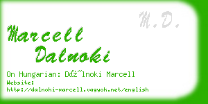 marcell dalnoki business card